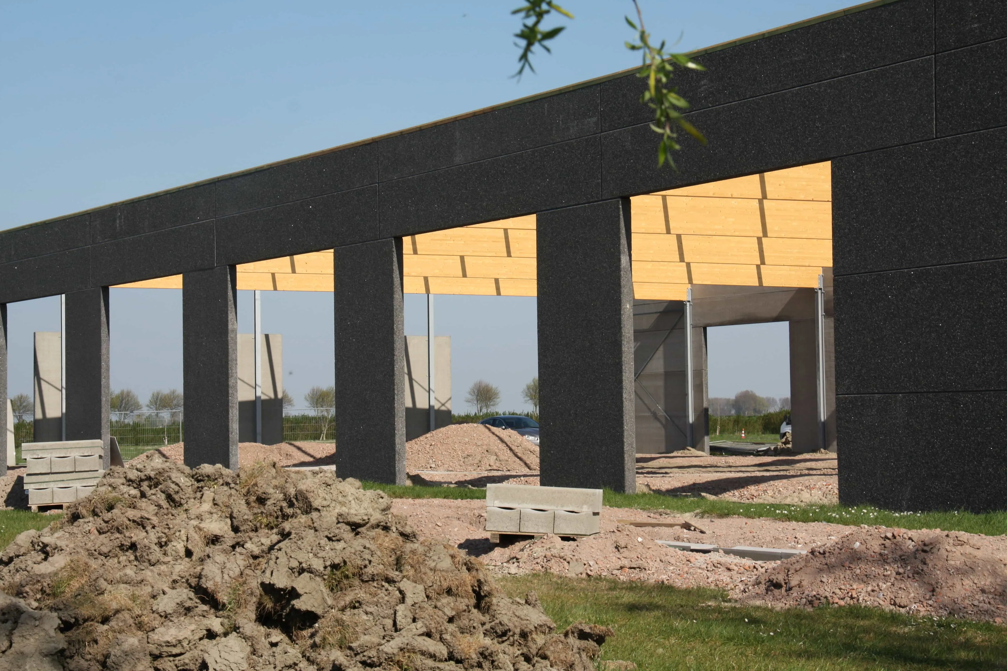 Eerste buitenstructuren geplaats in Breskens